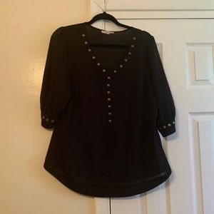 41 Hawthorn black blouse